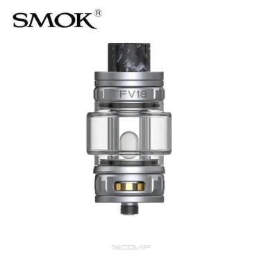 Clearomiseur TFV18 Smok - Argent Clearomiseur TFV18 Smok - Argent