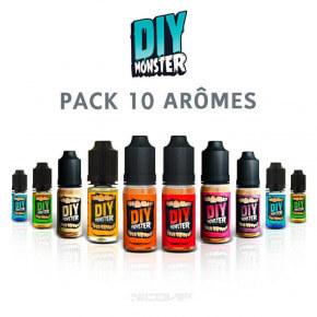 Pack arômes DIY Monster 10 ml