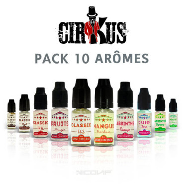 Pack arômes Cirkus 10ml