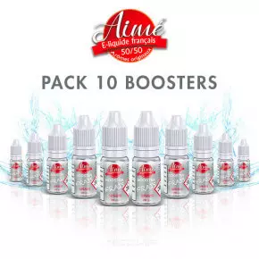 Pack 10 boosters de nicotine frais Aimé 50/50 3782