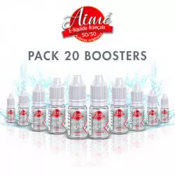 Pack 20 Booster Nicotine Frais Aimé 50/50