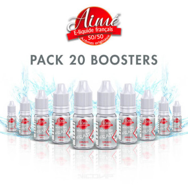 BOOSTER DE NICOTINE N+ High VG X20 pour des gros nuages plein de vapeurs