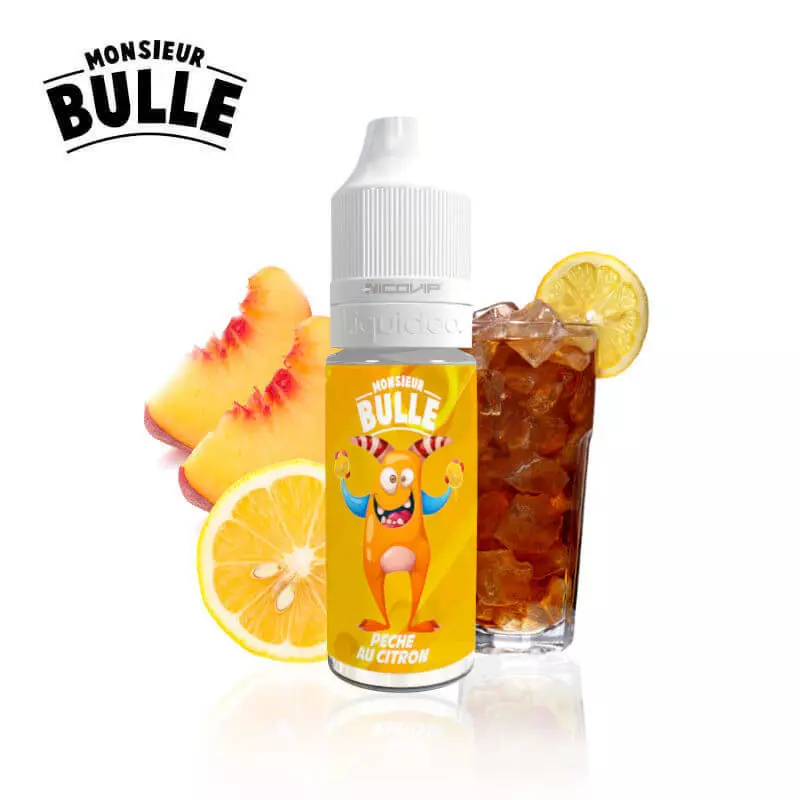 Pêche Citron Monsieur Bulle 10ml view 2