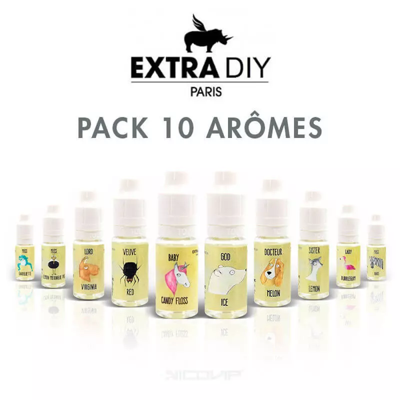 Pack arômes ExtraDIY 10ml 3840