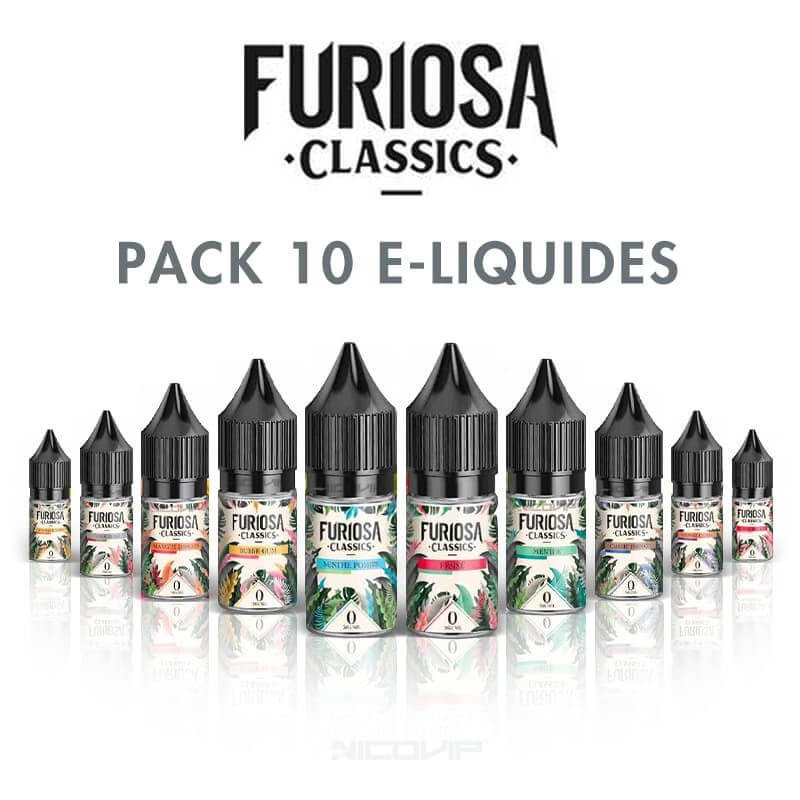 Pack 10 e liquides Furiosa Classics