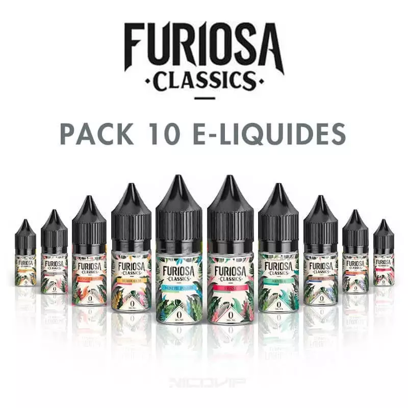 Pack 10 e liquides Furiosa Classics 3980