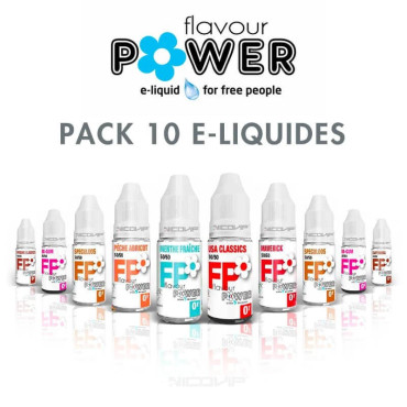 Pack 10 e liquides Flavour Power