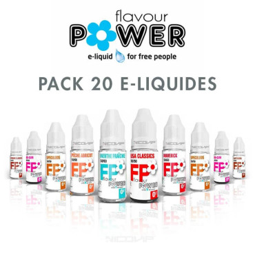 Pack 20 e liquides Flavour Power
