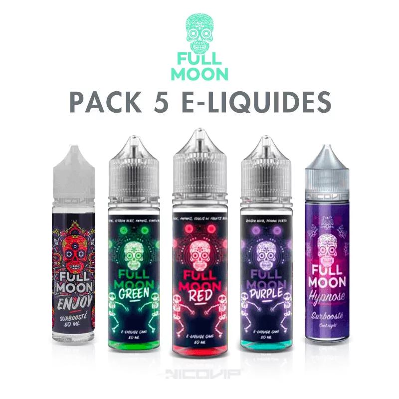 Pack 5 e-liquides Full Moon 50ml 4142