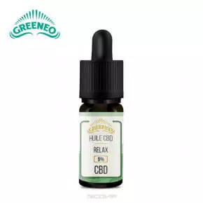 Relax Huile CBD Greeneo 10ml 4291  (J 33D)