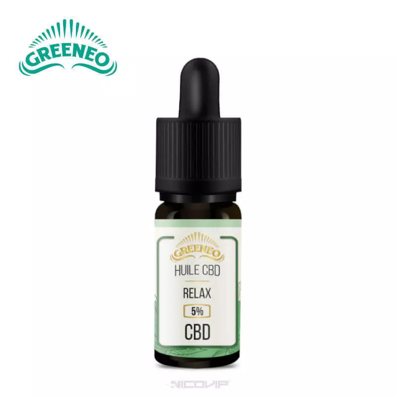 Relax Huile CBD Greeneo 10ml 4291  (J 33D)