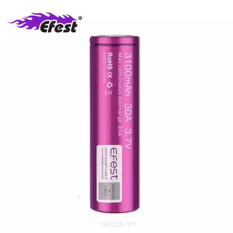 Accu 20700 3100 mAh 30A Efest 3941