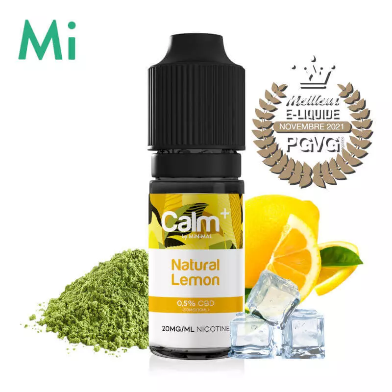 Natural Lemon CBD Calm + Minimal 10ml 4685 (J 32B)