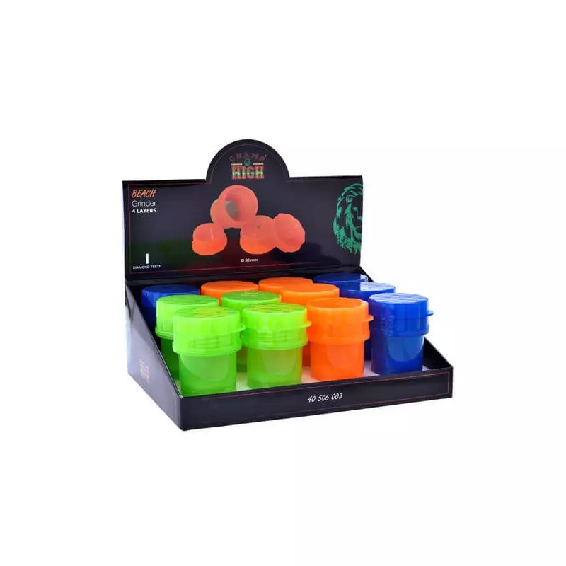 Grinder CBD Plastique Champ High 4704
