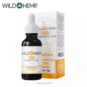 Huile CBD Focus Broad Spectrum 30ml Wild Hemp 4713 (J 33F)