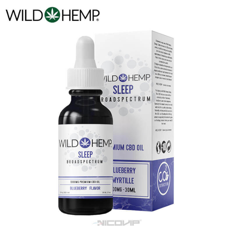 Huile CBD Sleep Broad Spectrum 30ml Wild Hemp