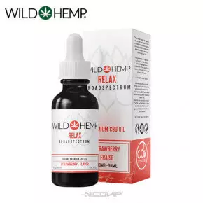 Huile CBD Relax Broad Spectrum 30ml Wild Hemp 4715 (J 33F)