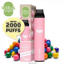 Bubble Gum Ma Mega Vape 2000 Puffs