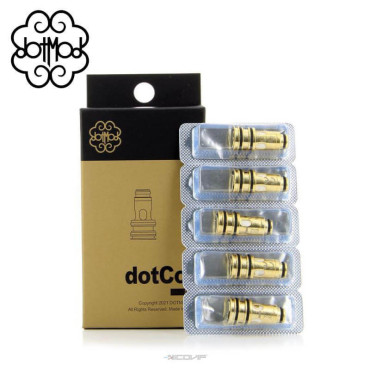 Pack 5 résistances Mesh DotAio V2 Dotmod - 0.7 Ohm