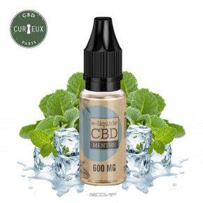 E liquide Menthe CBD Curieux 10ml - 600 mg