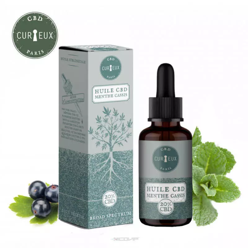 Huile CBD Menthe Cassis Curieux 10ml 4868