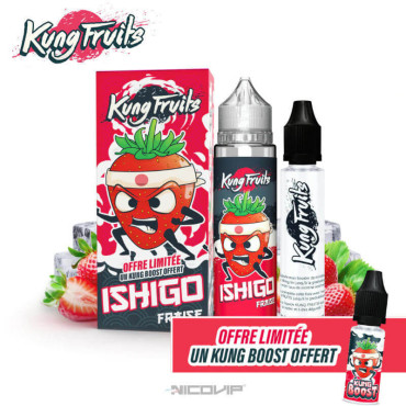 Ishigo Kung Fruits 70ml + booster + fiole 30ml