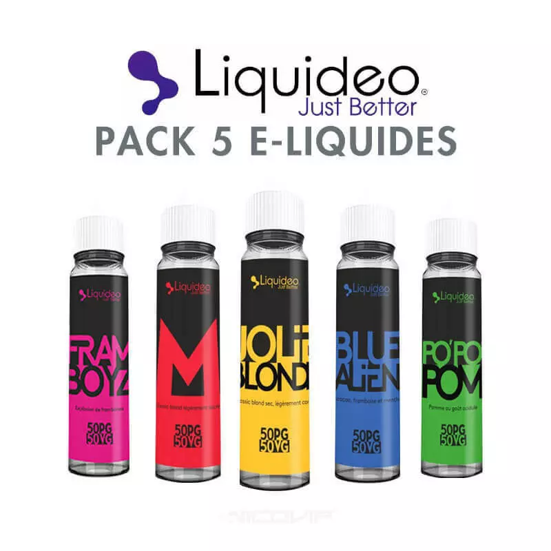 Pack e-liquides Fifty Liquideo 50ml 3291