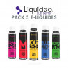 Pack e-liquides Fifty Liquideo 50ml
