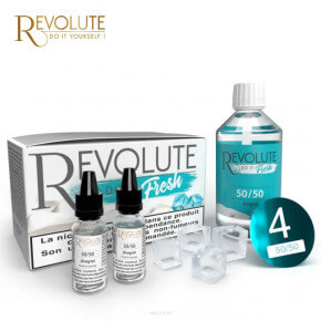 Pack Base e liquide DIY Fresh 50/50 Revolute 100ml - 4 mg