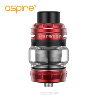 Clearomiseur Tank Huracan 6ml Aspire - Rouge Clearomiseur Tank Huracan 6ml Aspire - Rouge