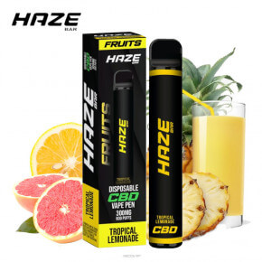 Vape Pen CBD Tropical Lemonade Haze Bar