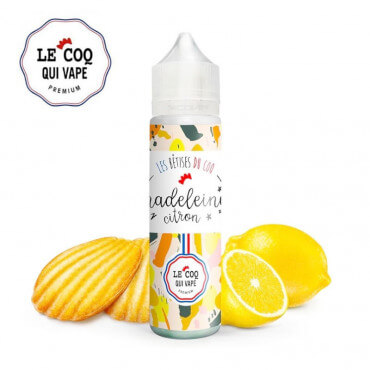Madeleine Citron Le Coq Qui Vape 50ml Madeleine Citron Le Coq Qui Vape 50ml