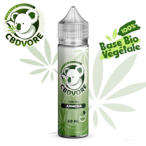 E liquide CBD Amnesia CBDVORE 50ml - 1000 mg