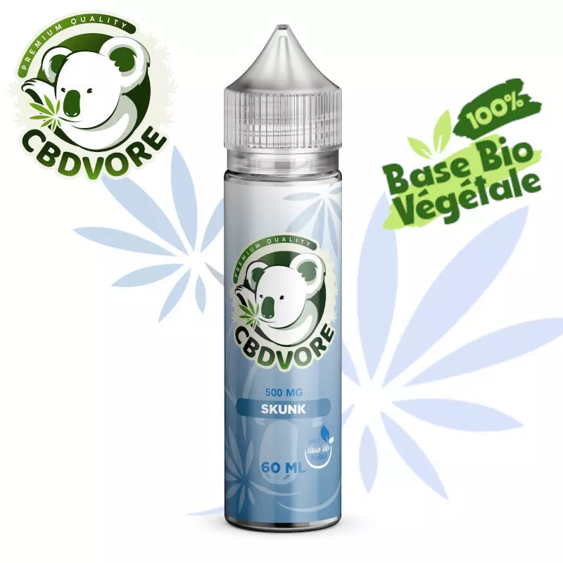 E liquide CBD Skunk CBDVORE 50ml view 9