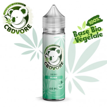 E liquide CBD Kush CBDVORE 50ml - 300 mg E liquide CBD Kush CBDVORE 50ml - 300 mg