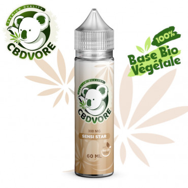 E liquide CBD Sensi Star CBDVORE 50ml - 300 mg E liquide CBD Sensi Star CBDVORE 50ml - 300 mg