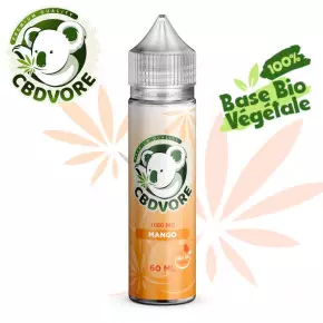 E liquide CBD Mango CBDVORE 50ml - 1000 mg E liquide CBD Mango CBDVORE 50ml - 1000 mg