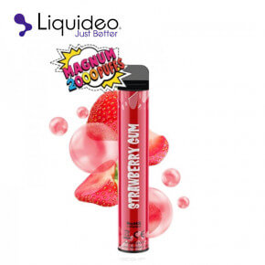Wpuff Magnum Strawberry Gum Liquideo