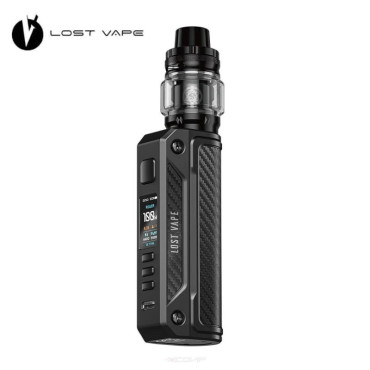 Kit Thelema Solo Centaurus Lost Vape - Black Carbon Kit Thelema Solo Centaurus Lost Vape - Black Carbon