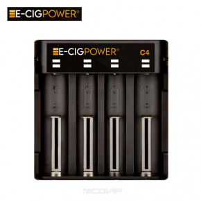 Chargeur C4 USB-C LED Li-On E-Cig Power