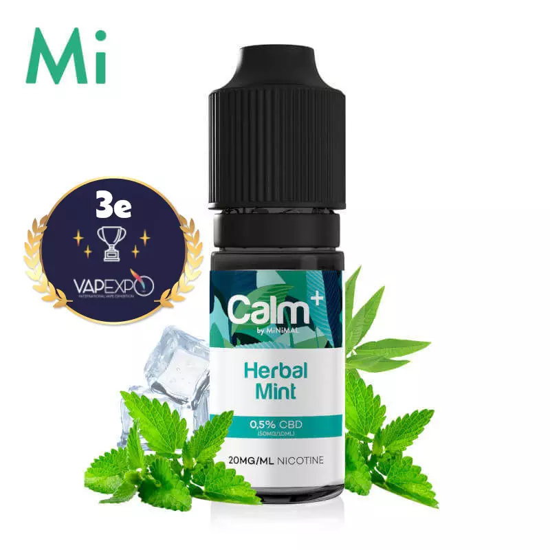 Herbal Mint CBD Calm + Minimal 10ml 4683 (J 32B)