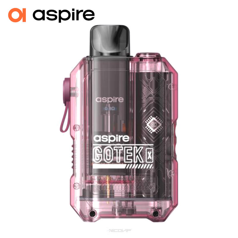 Kit Pod Gotek X 650mAh Aspire - Translucent Matte Ambre