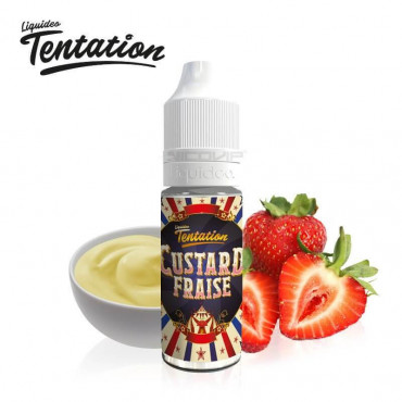 Custard Fraise Tentation Liquideo 10ml Custard Fraise Tentation Liquideo 10ml