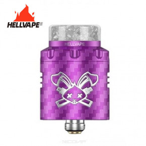 Dead Rabbit V3 RDA 24 mm Hellvape - Purple Carbon Fiber