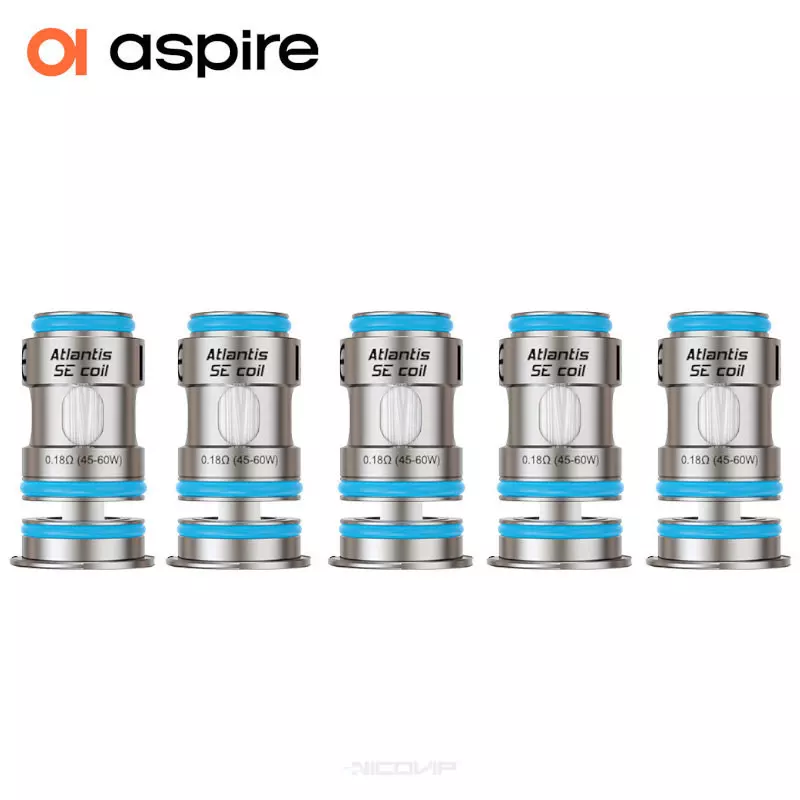 Pack 5 Résistances Atlantis SE Aspire 5771 (V 6E)