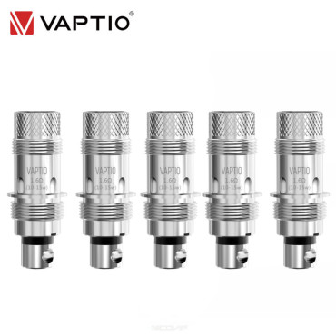 Pack 5 Résistances Cosmo Coil Vaptio - 1.6 Ohm Pack 5 Résistances Cosmo Coil Vaptio - 1.6 Ohm