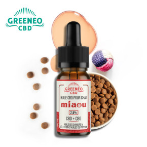 Miaou Huile CBD+CBG pour...