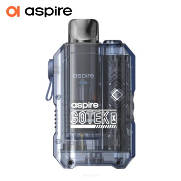 Kit Pod Gotek X 650mAh Aspire - Translucent Royal Blue Kit Pod Gotek X 650mAh Aspire - Translucent Royal Blue