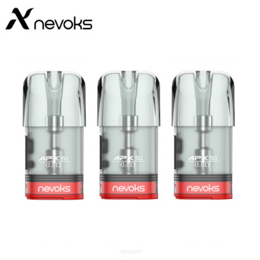 Pack 3 cartouches APEX 2ml Nevoks - 0.8 Ohm Pack 3 cartouches APEX 2ml Nevoks - 0.8 Ohm