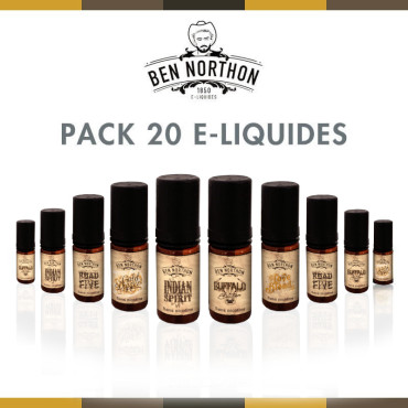 Pack 20 E-liquides Ben Northon Pack 20 E-liquides Ben Northon